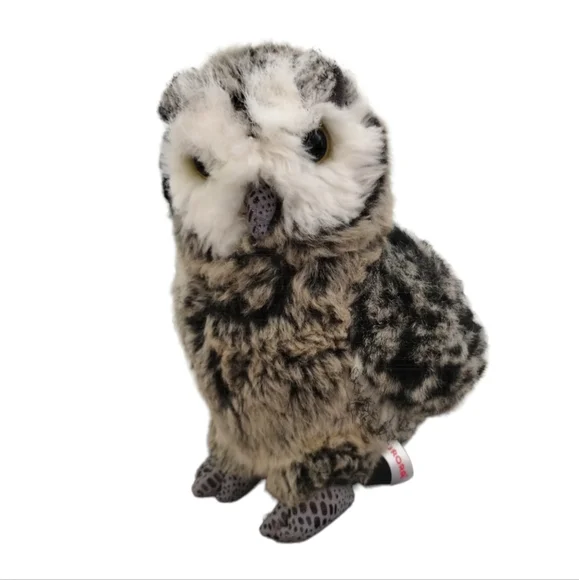 Aurora Great Horned Owl 9" Stuffed Realistic Animal Plush - Picture 1 of 13